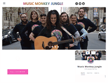 Tablet Screenshot of musicmonkeyjungle.com